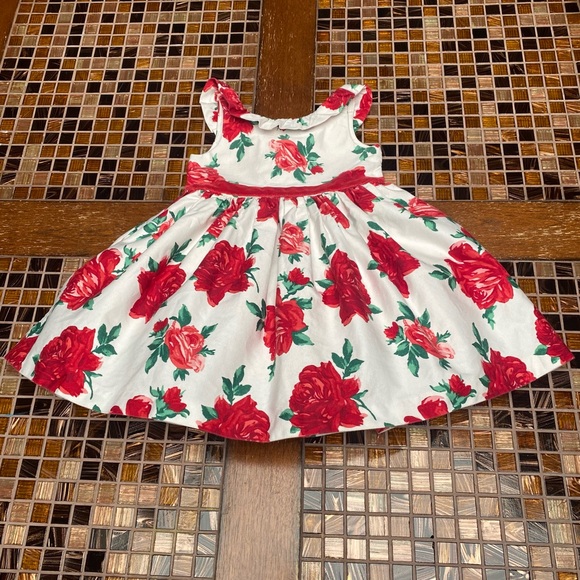 Janie and Jack Holiday Party Rose Dress - Picture 2 of 9